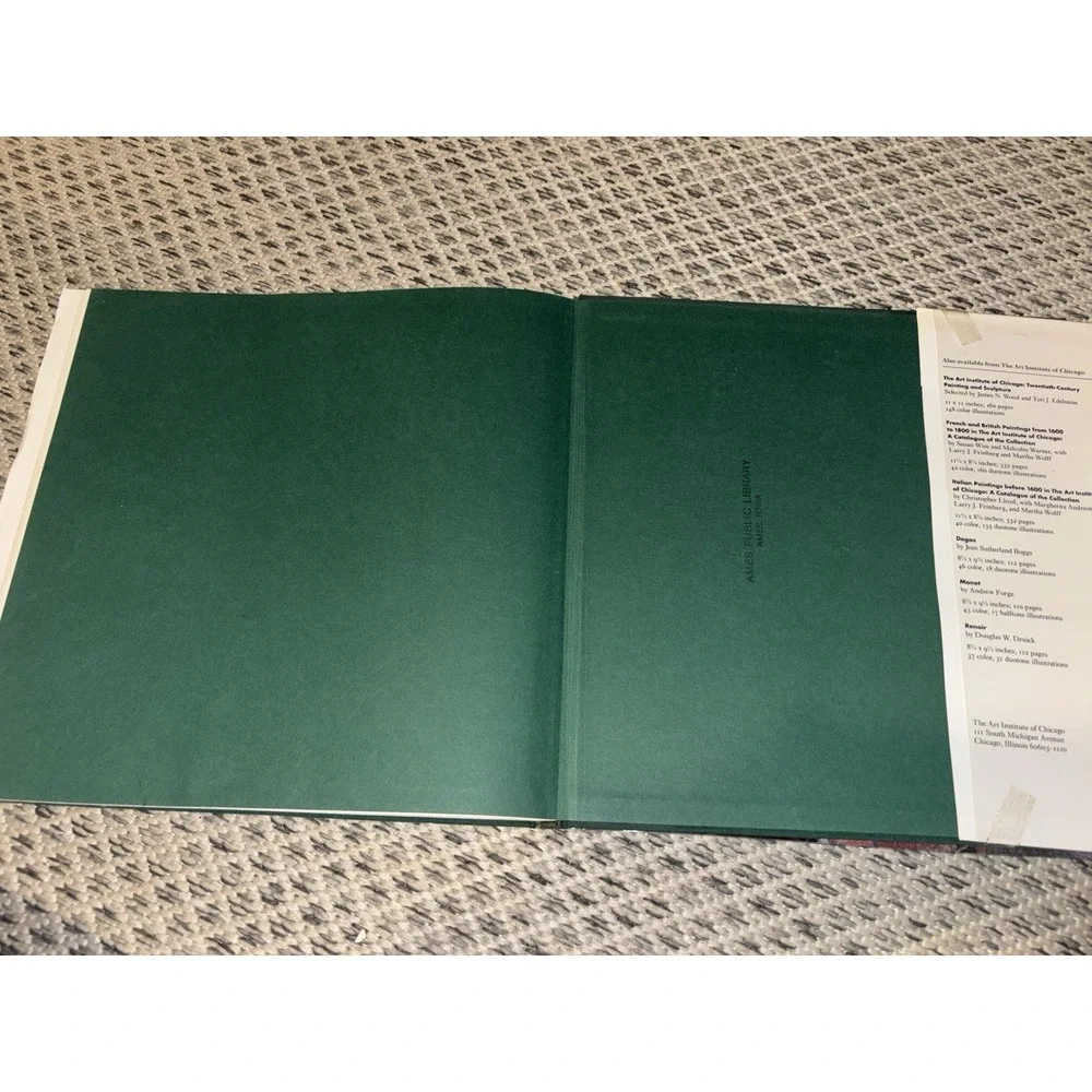 Master Paintings in the Art Institute of Chicago Hardcover Non Fiction History